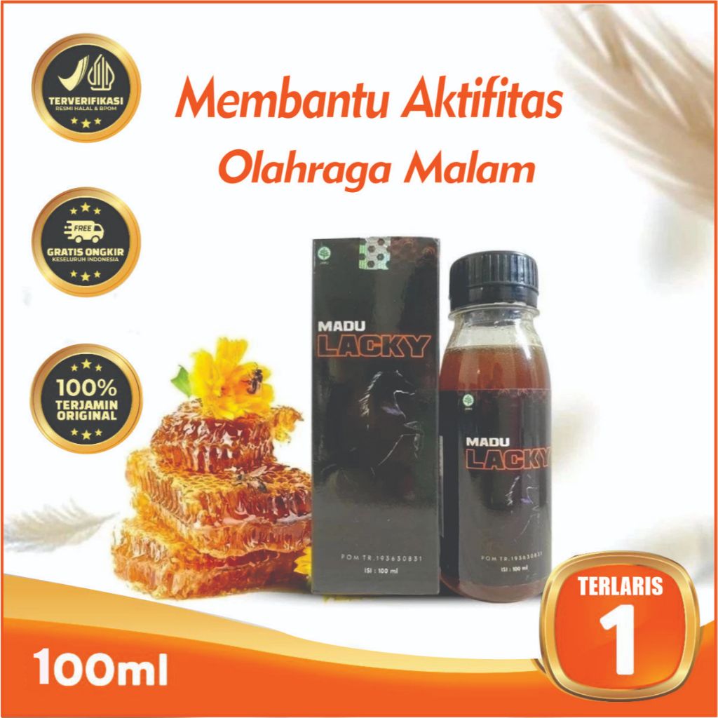 

TERLARIS MADU KESEHATAN MADU LACKY MEMBANGKITKAN JONY HALAL ISI 100ML