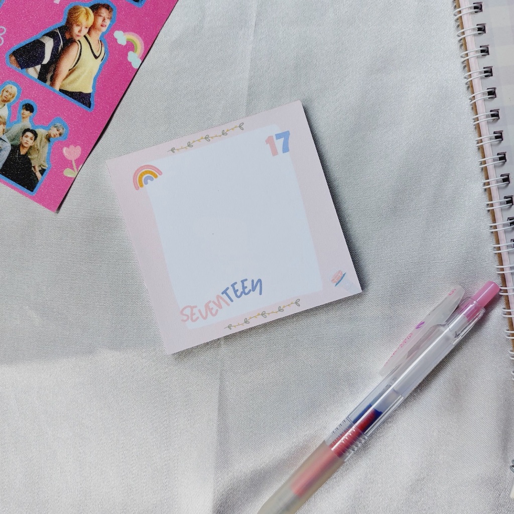 

MEMOPAD / NOTEPAD KPOP SEVENTEEN [30 Lembar]