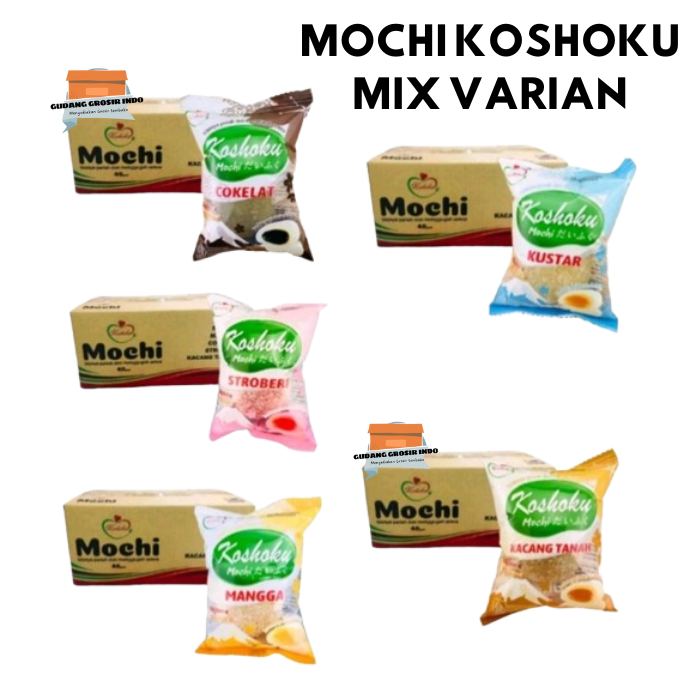 

(1 DUS ISI 40 PCS) MOCHI KOSHOKU MOCHI VIRAL MIX VARIAN RASA