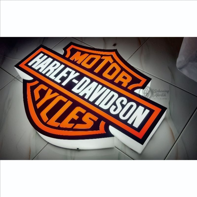 Neon box Harley davidson Akrilik | Neon sign Harley davidson Akrilik