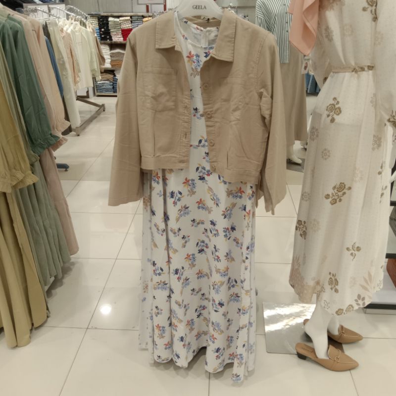GEELA GAMIS SETELAN FASHION CASUAL WANITA ORIGINAL