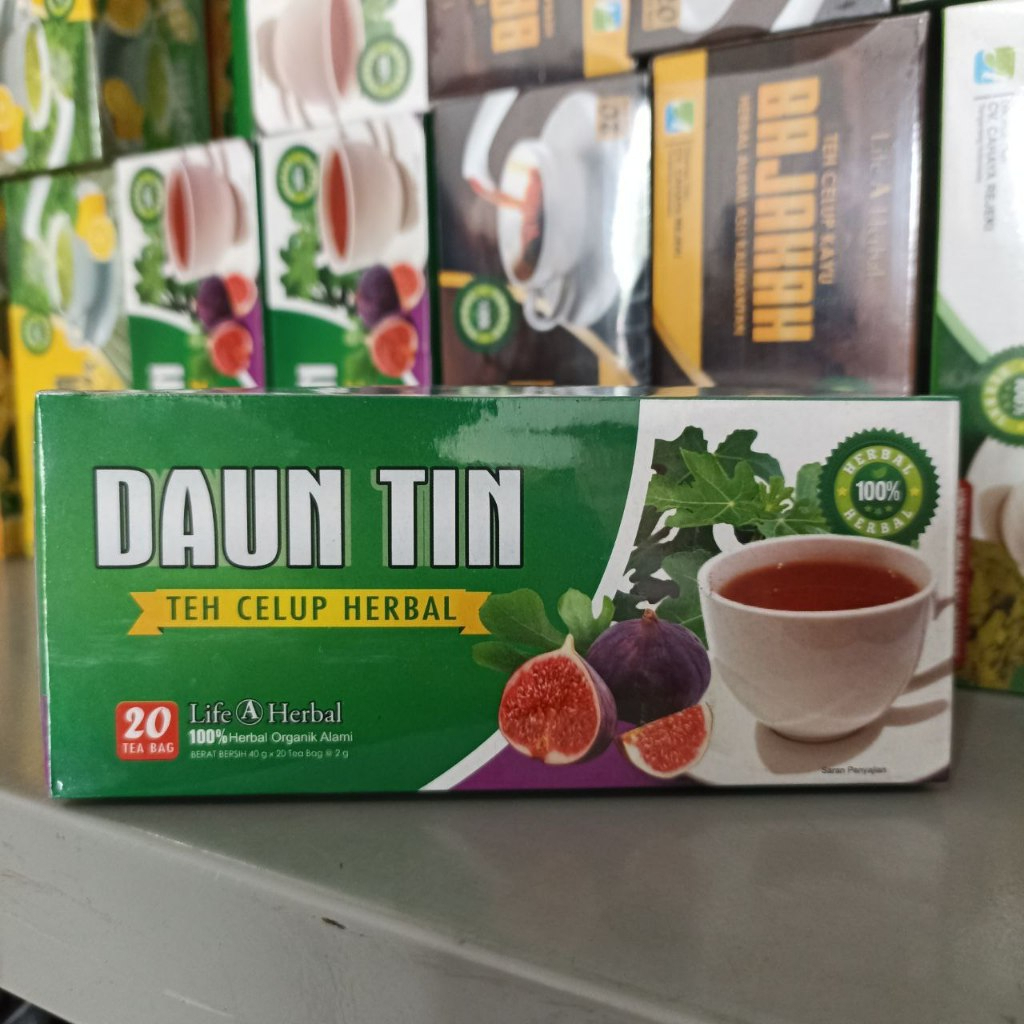 

Teh Celup Herbal Daun Tin Asli Isi 20 Bag Tea - Antioksidan, Anti Tumor dan Anti Kanker