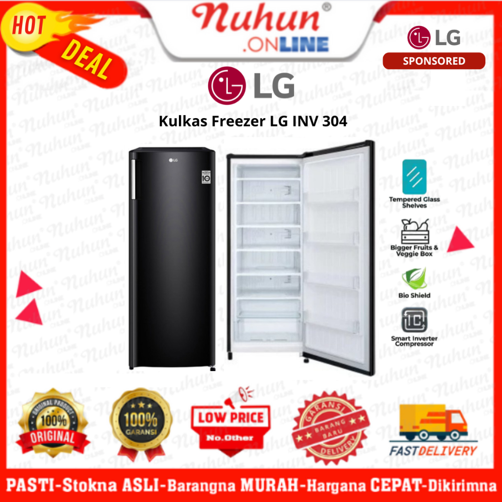 [CIANJUR] Kulkas Freezer LG INV 304 untuk Asi es batu