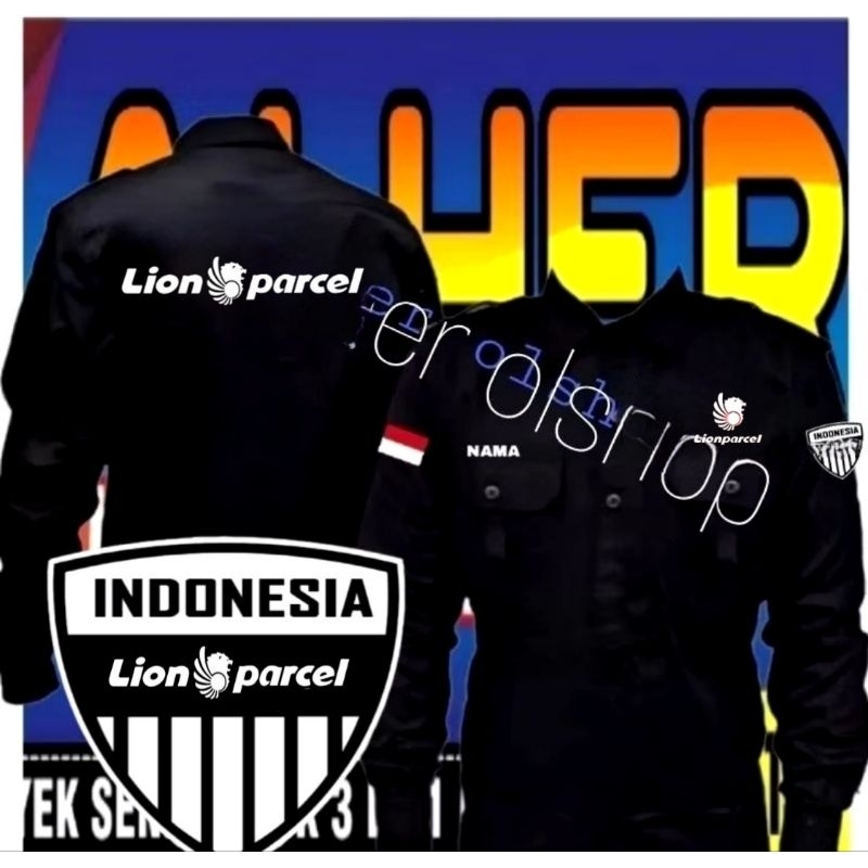 kemeja lion parcel baju lion parcel seragam lion parcel Pdl Lion Pdh Lion parcel kemeja kerja Lion p