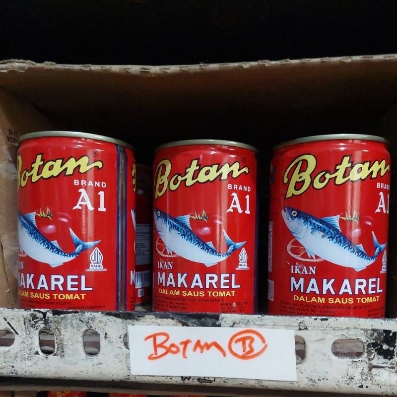 

Botan A1 Ikan Mackerel Kemasan Kaleng 425g