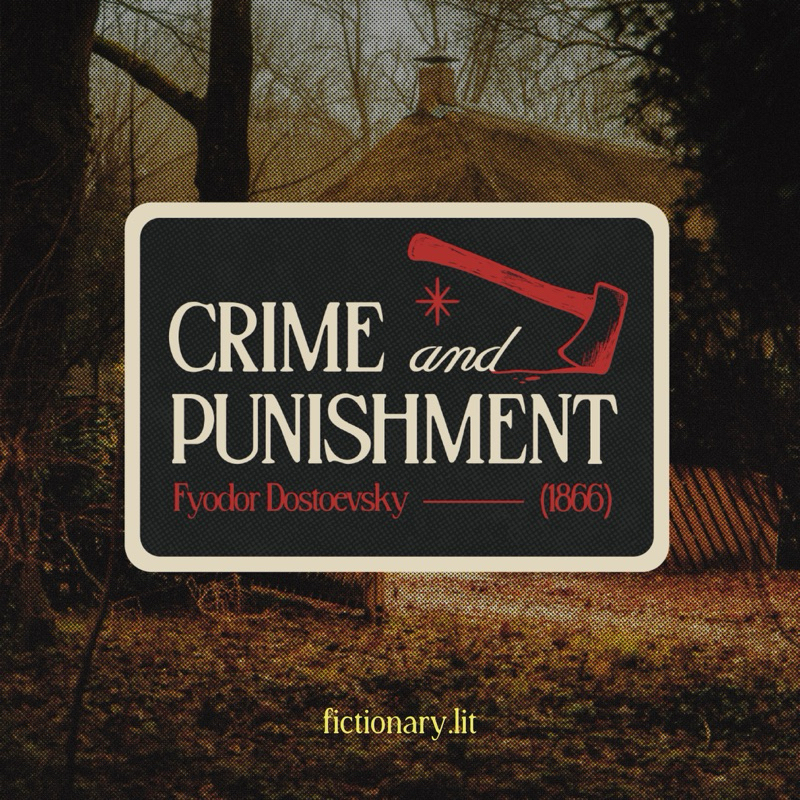 

Crime and Punishment - Dostoevsky Vinyl Sticker