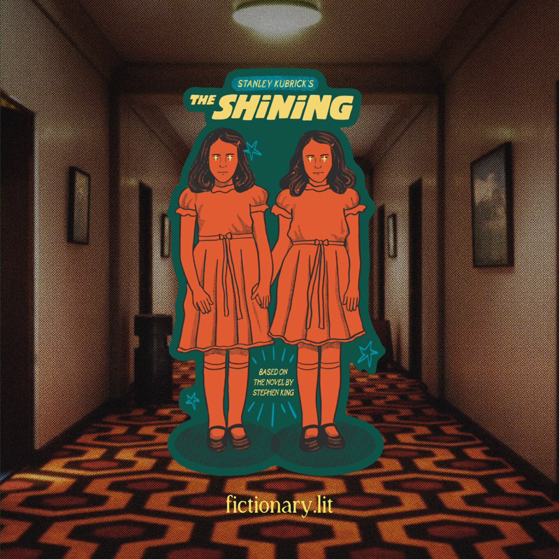 

The Shining Vinyl Sticker - Book to Movie Series