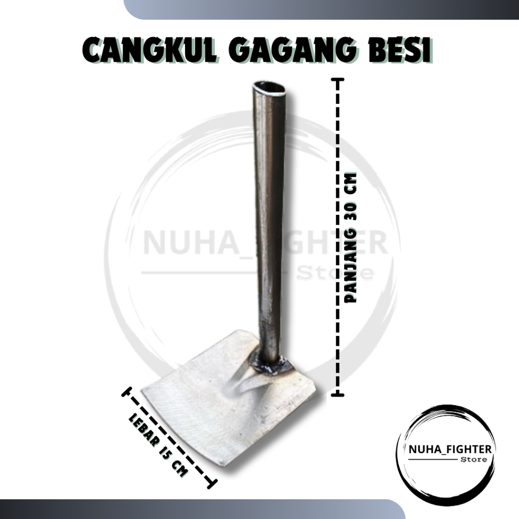Cangkul Rumput liar Cangkul Berkebun bahan Besi panjang 30 Cm