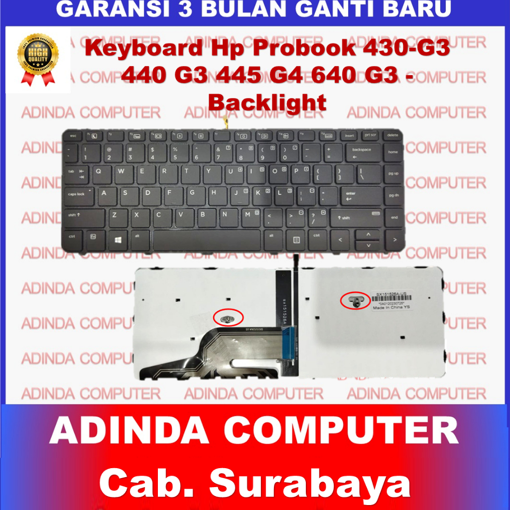 Keyboard Hp Probook 430-G6 430 G6 430-G7 430 G7 435-G6