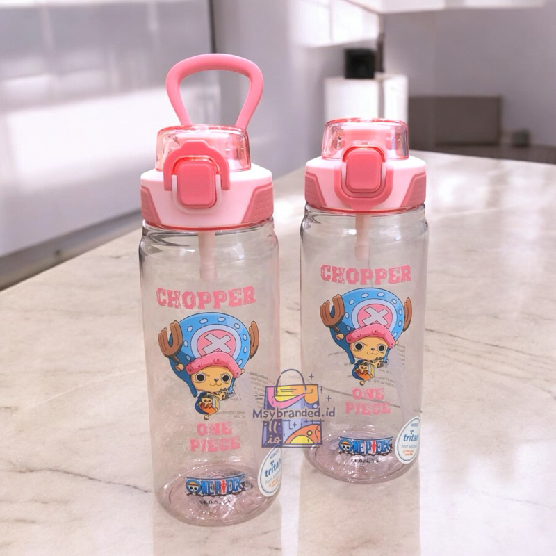 MINISO ONE PIECE CLASSIC COLLECTION TRITAN BOTTLE WITH HANDLE 780ml | PLASTIC WATER BOTTLE | BOTOL O
