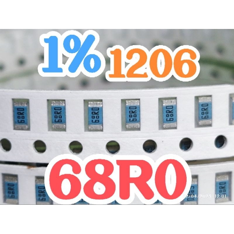 10pcs Chip resistor smd 68R0 68R 1%  size 1206 3216 68ohm 68 ohm