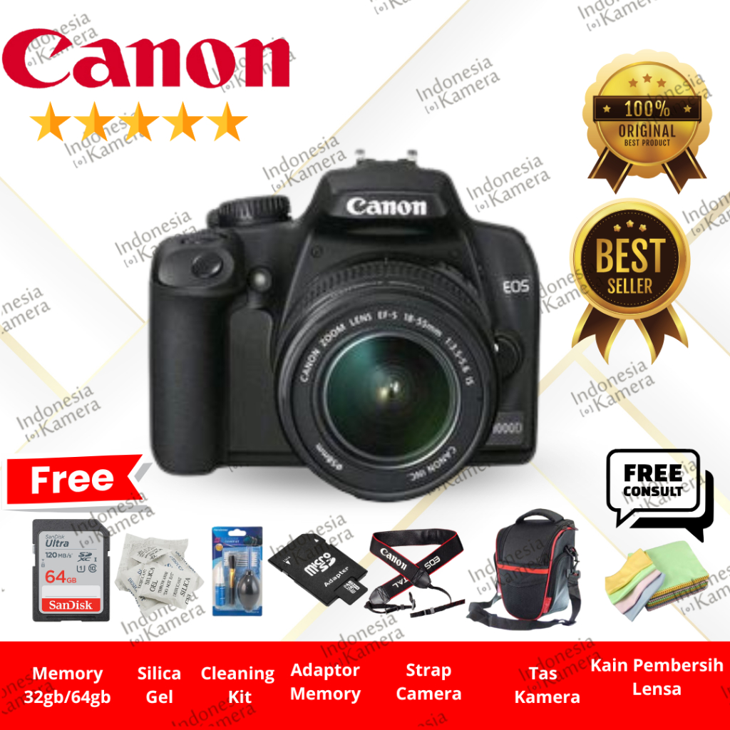 CAMERA CANON 1000D SECOND