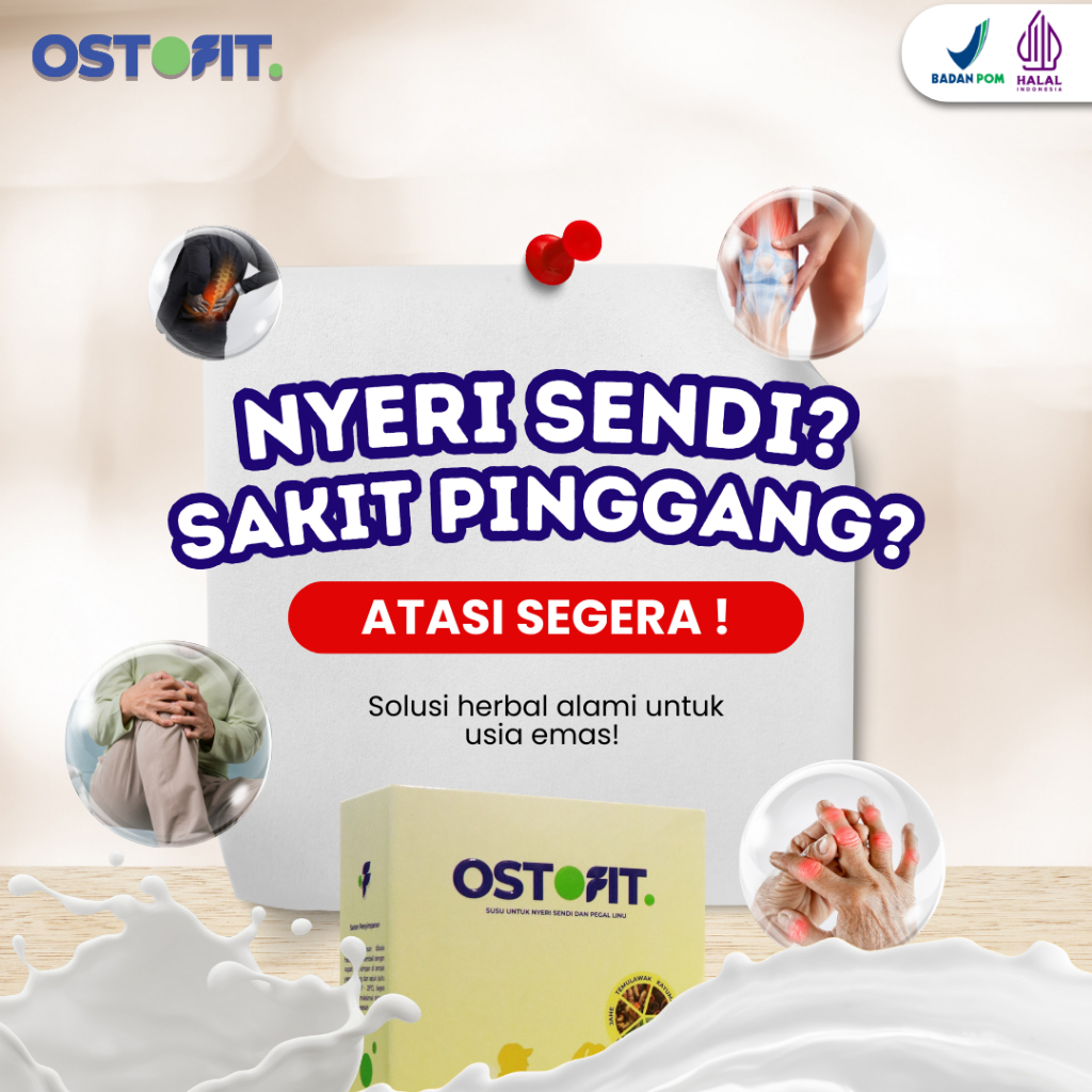 

DA SUSU OSTOFIT ORINAL - Susu Herbal Serbuk Atasi Nyeri Sendi dan Tulang Dengan Bahan Alami