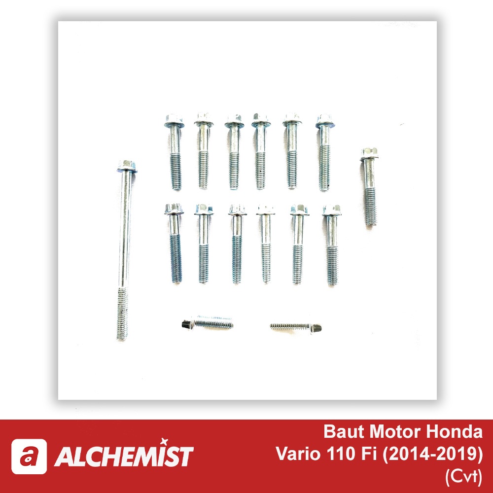 COD Baut CVT Vario 110 FI / Baud Cover CVT Honda Vario 110 FI 1Set / Baud Baut Cover CVT Honda Vario