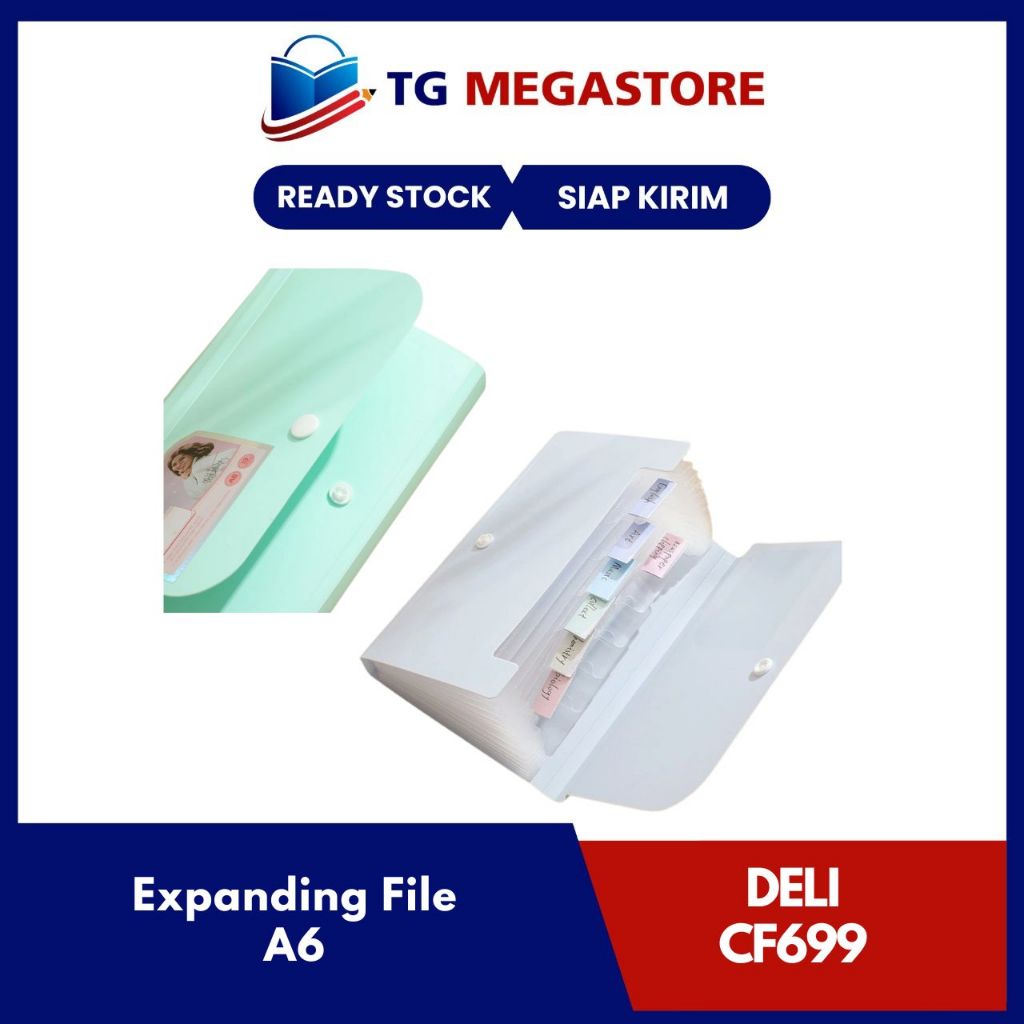 

Deli Expanding File Ukuran A6 isi 13 Lembar [ Edisi AGNEZ MO ] - CF699