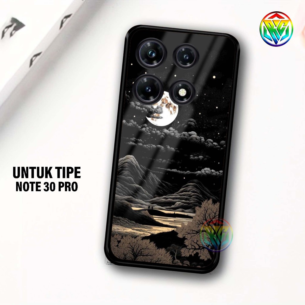 Real Case INFINIX NOTE 30 PRO Terbaru Case kilau - New Case Glossy casing Hp INFINIX NOT 30 PRO [Mot