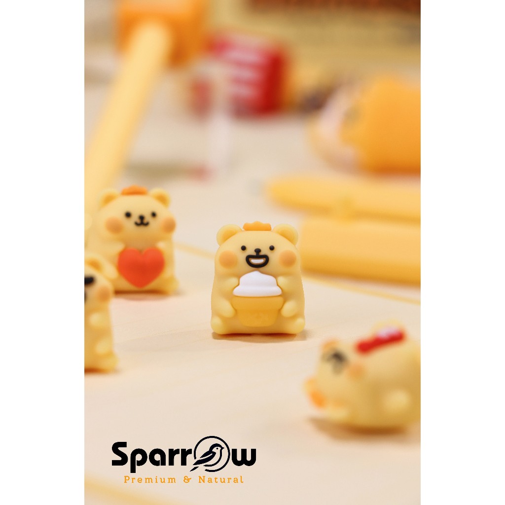 

SPARROW KUKI Pen Silikon / Silicone Pen / Pen Karakter Lucu Cantik BEARISBUG (8253)