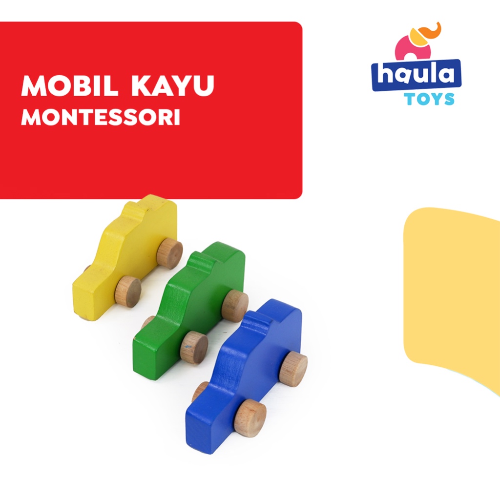Haula Toys ll Mainan miniatur mobil mobilan kayu / Aesthetic Wooden Car/ mainan mobil anak