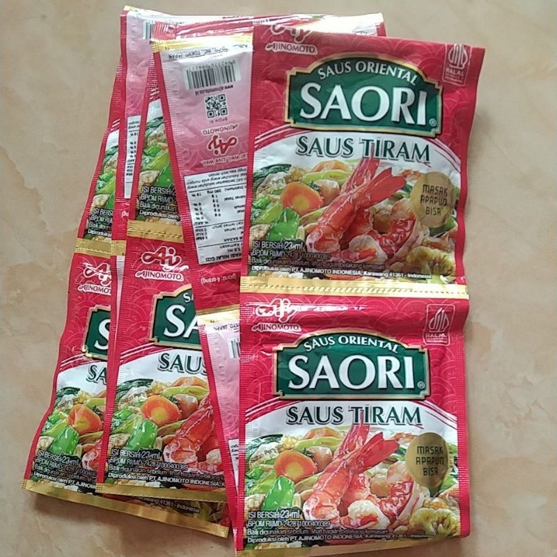 

Saori Saus Tiram 10x23ml / Ajinomoto Saus Oriental SAORI Tiram / Saori saos tiram