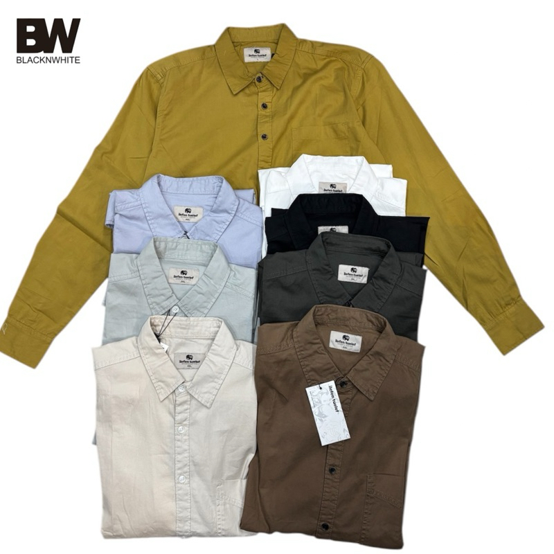 ILEFEN TUELEF ORIGINAL - Kemeja Ilefen Tuelef Katun Premium Lengan Panjang Casual Santai Kemeja Kerj