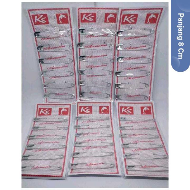 

PENITI JUMBO 8CM ISI 6PCS Peniti Kasur Sprei Peniti Sprei Peniti Besar Peniti Besar Bayi Peniti Baby Peniti Bayi Peniti Stainless Steel