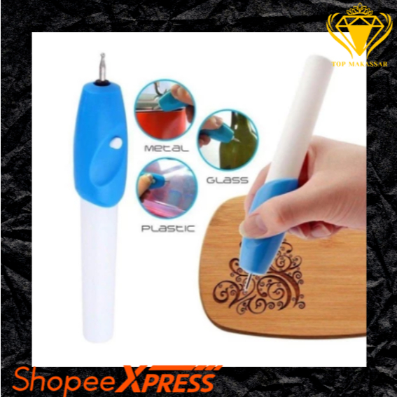 

Pen Alat Ukir Elektrik / alat ukir sendok / ukir piring / alat ukir praktis