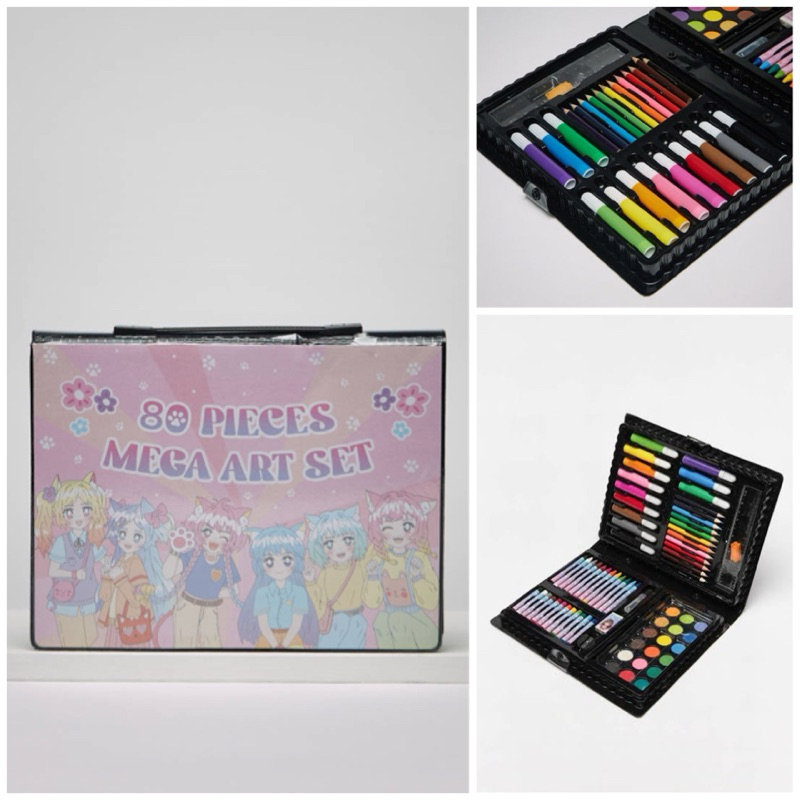 

MAX SALE, Mega Art 80-Piece Colouring Set