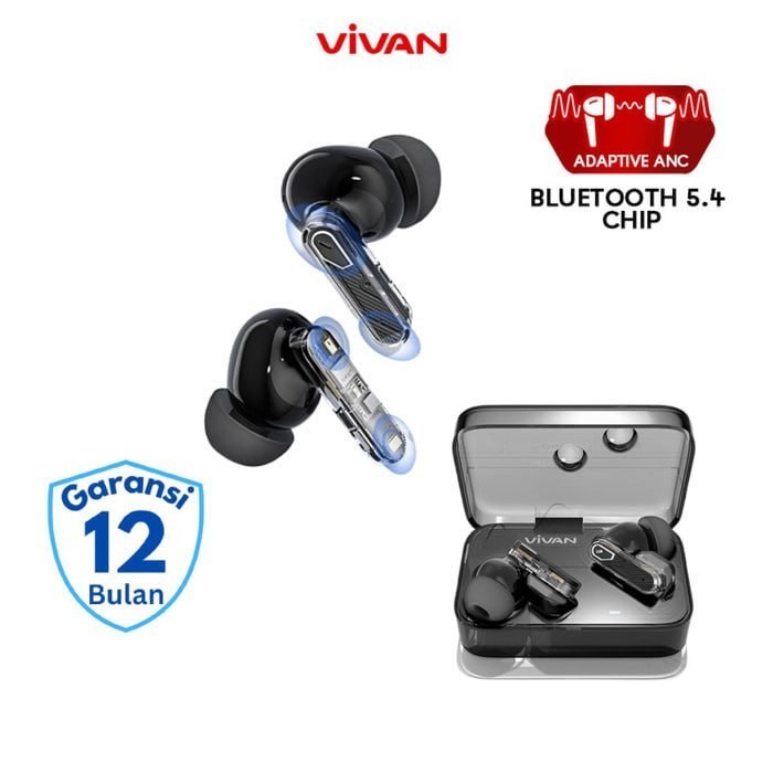 Vivan EARPHONE TWS BLUETOOTH VIVAN SPACE T1