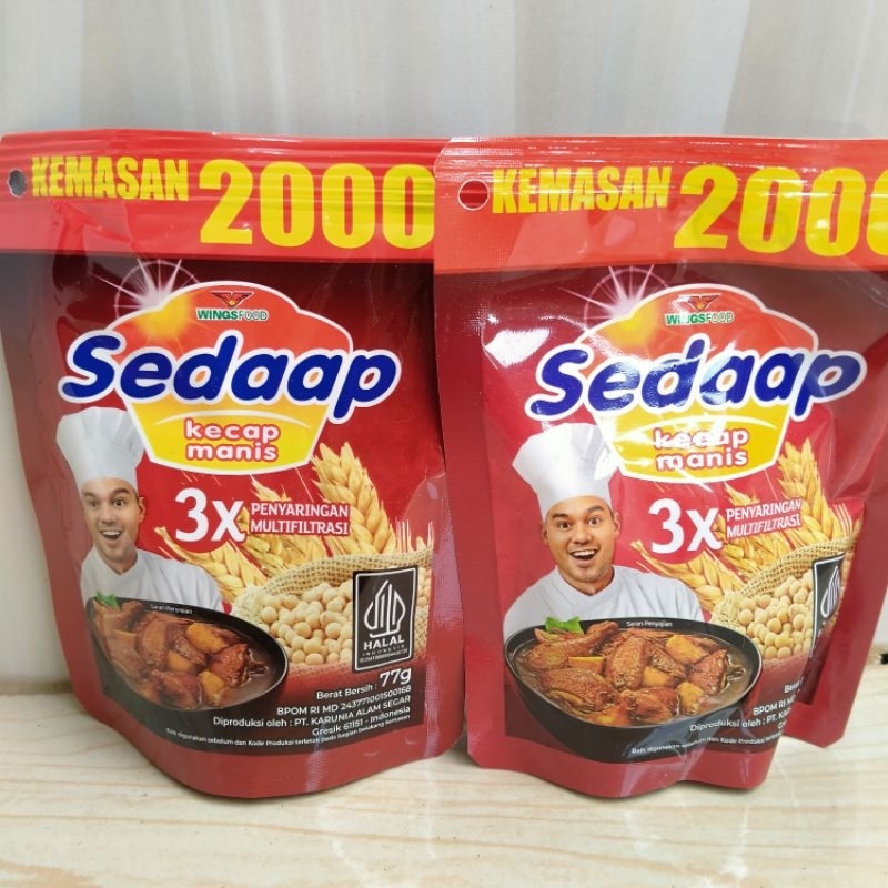 

kecap sedaap 77g / kecap sedap 2000an / kecap manis