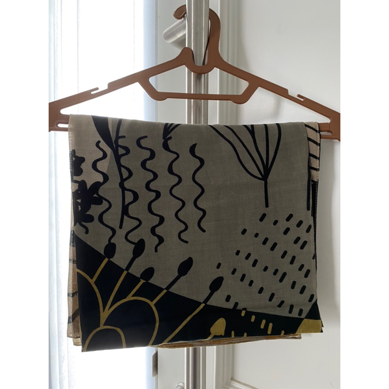 preloved hijab segiempat motif ZM by Hi-Jans Preloved voal segiempat