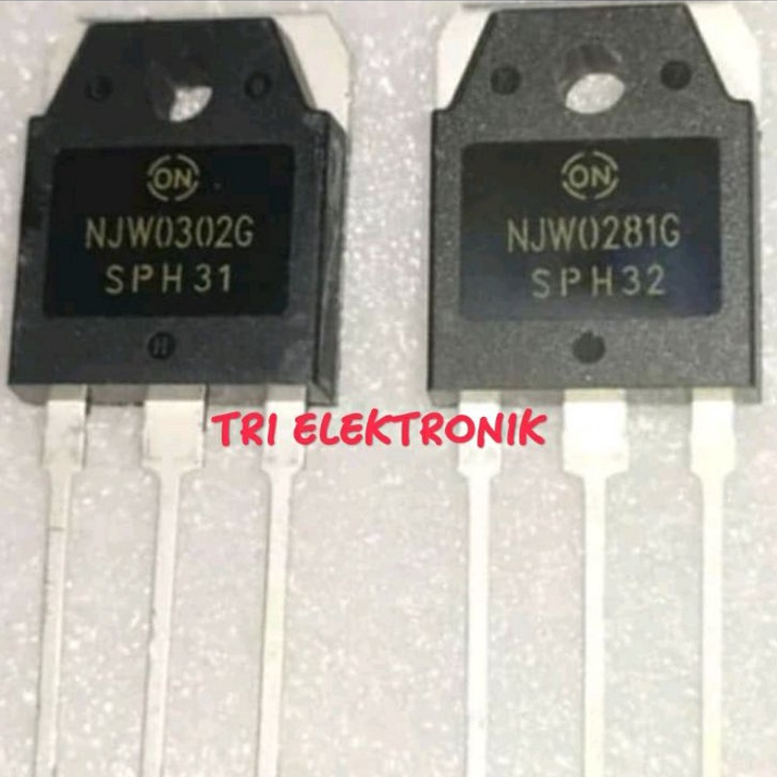 1set TRANSISTOR NJW0302 NJW0281