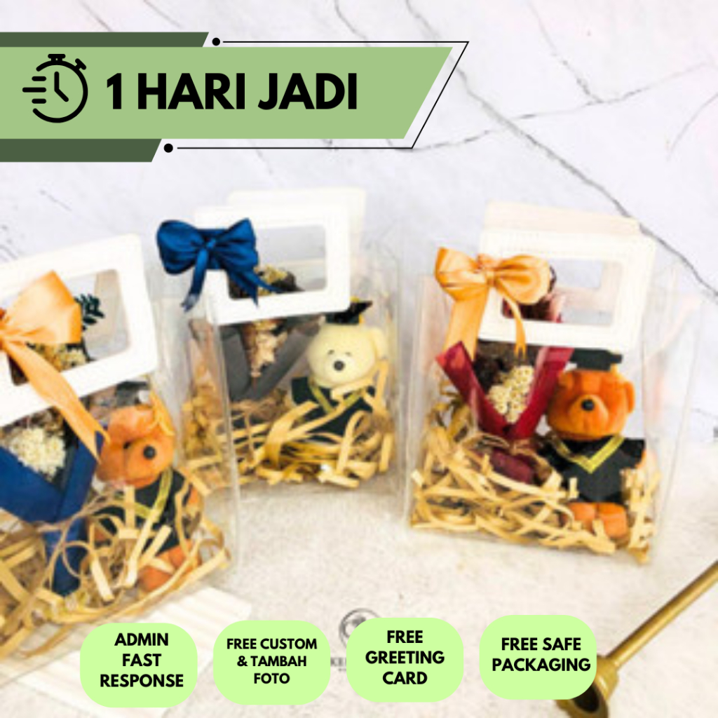 TAS HAMPERS WISUDA TAS HAMPERS GRADUATION HAMPERS BAG GRADUATION PVC BAG