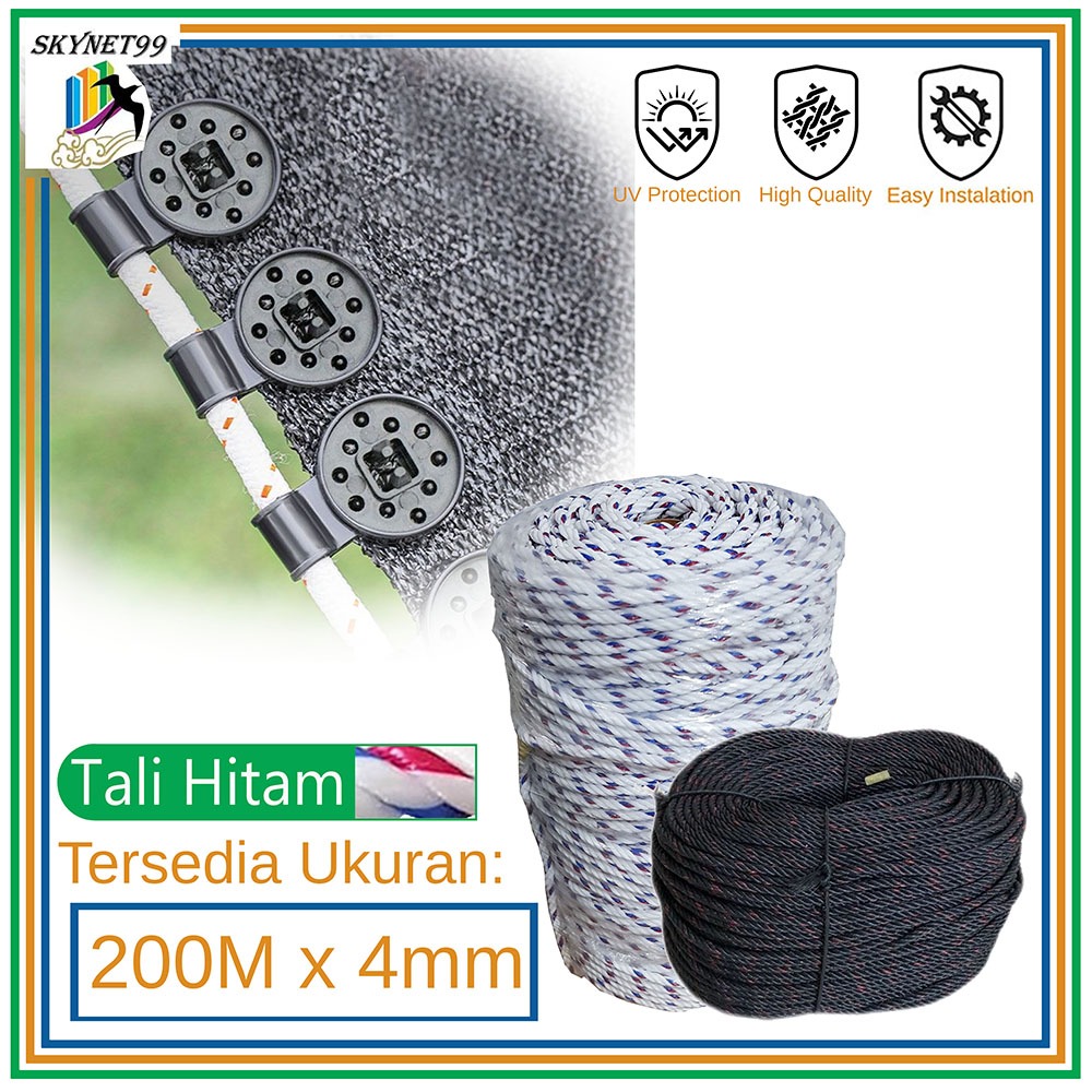 TALI TAMBANG PLASTIK UK 4MM (1 ROLL )