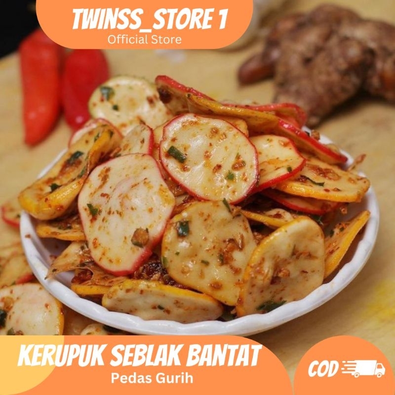 

KERUPUK SEBLAK BANTET Kencur Kering Daun Jeruk