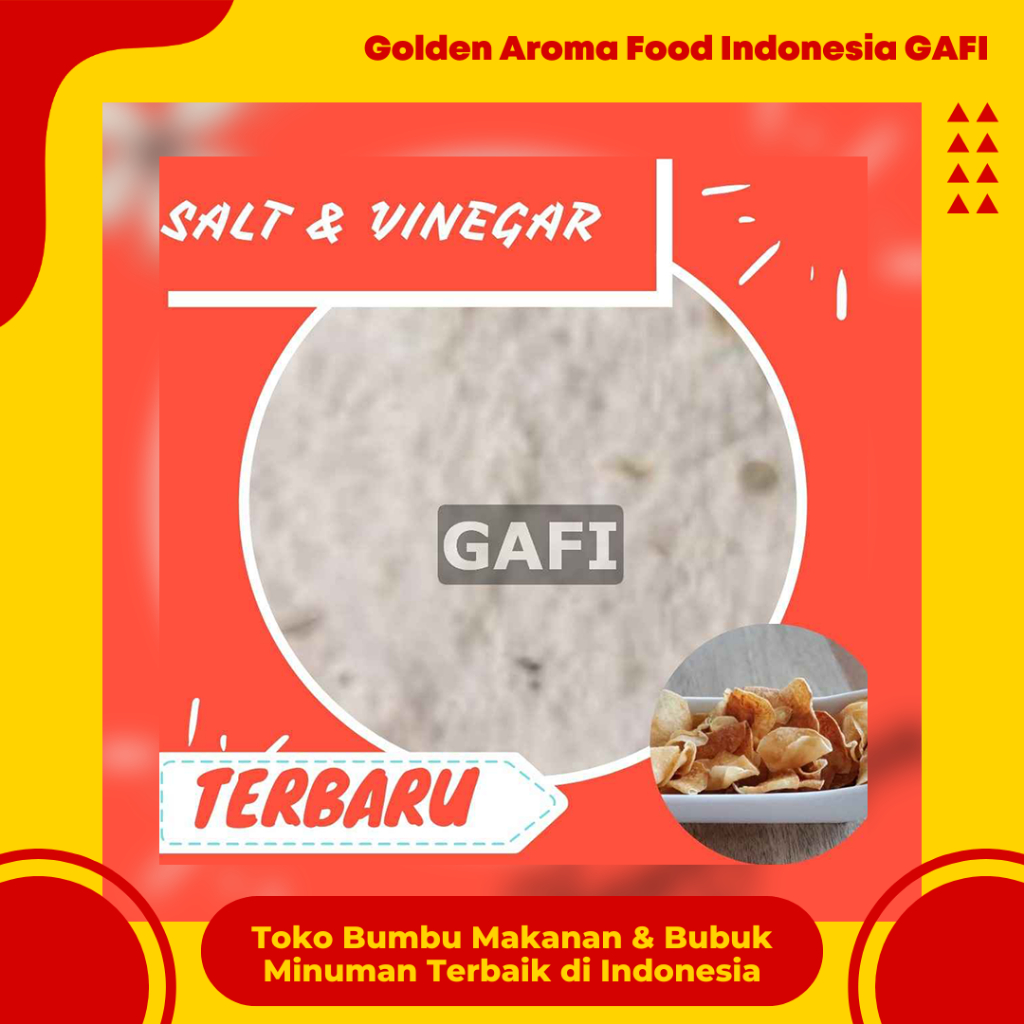 

Bumbu Tabur Rasa Salt Vinegar 1Kg l Bubuk Tabur Garam Cuka 1 Kg Seasoning Powder paling ekonomis