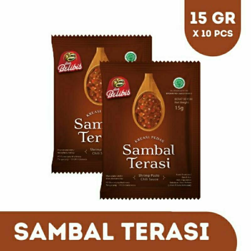 

✅LANGSUNG DIKIRIM,,,10sachet SambaL Terasi 150gram