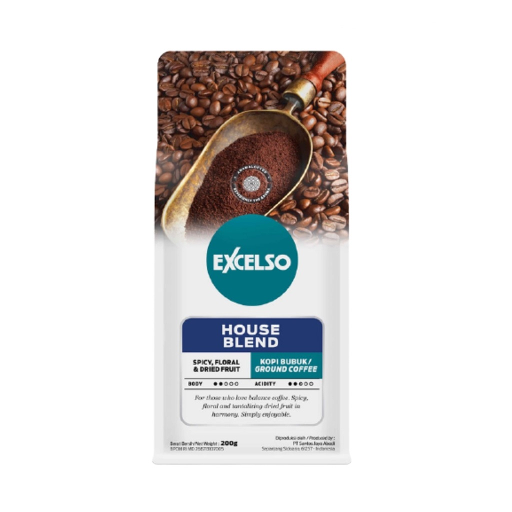 

Excelso House Blend / Kopi Bubuk 200 Gr
