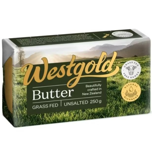 

Westgold unsalted butter premium 250 gr