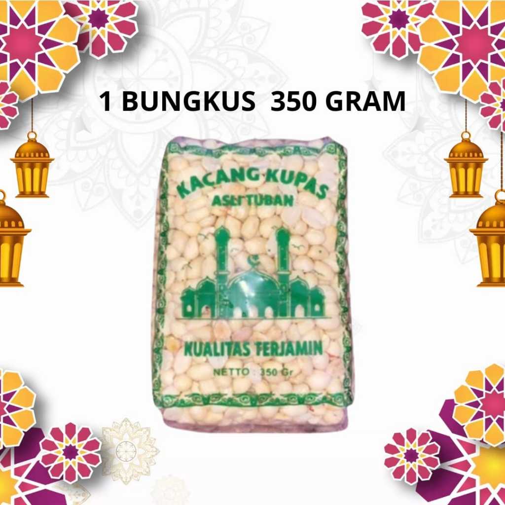 

1 Bungkus Kacang Kupas Tuban 350 Gram Ukuran 61/71 Siap Olah Bisa Buat Stok Puasa/Lebaran