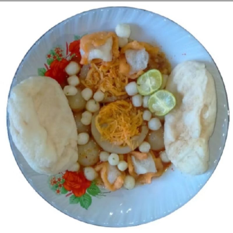 

(beli 5 gratis 1 ) BASO ACI AYAM SUWIR INSTAN/ BASO ACI AYAM MERCON