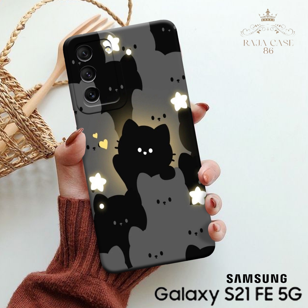 Softcase Samsung S21 FE 5G - Rajacase - Case Samsung S21 FE 5G - Motif Case Kartun - Case Samsung S2