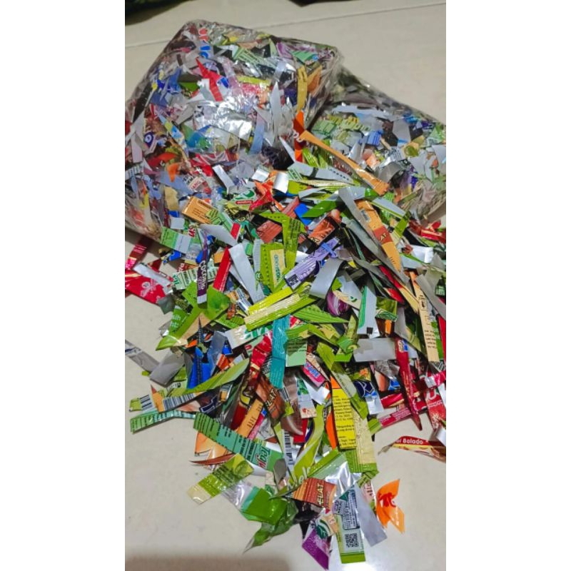

plastik cacahan ecobrik kemasan 500 grm