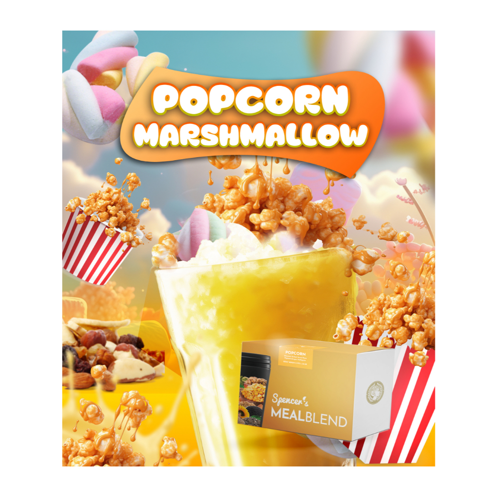 

FLASH SALE!! Spencer's Mealblend - POPCORN/CORNFLAKE - Multigrain Meal Replacement 1 box isi 15 sachet @38 gr