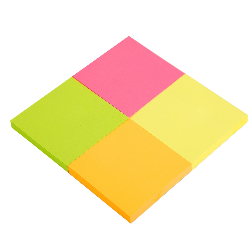 

Deli Sticky Notes 4 x 100 sheets EA03003