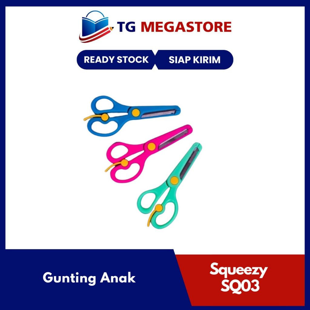

Gunting Squeezy Anak SC-SQ03