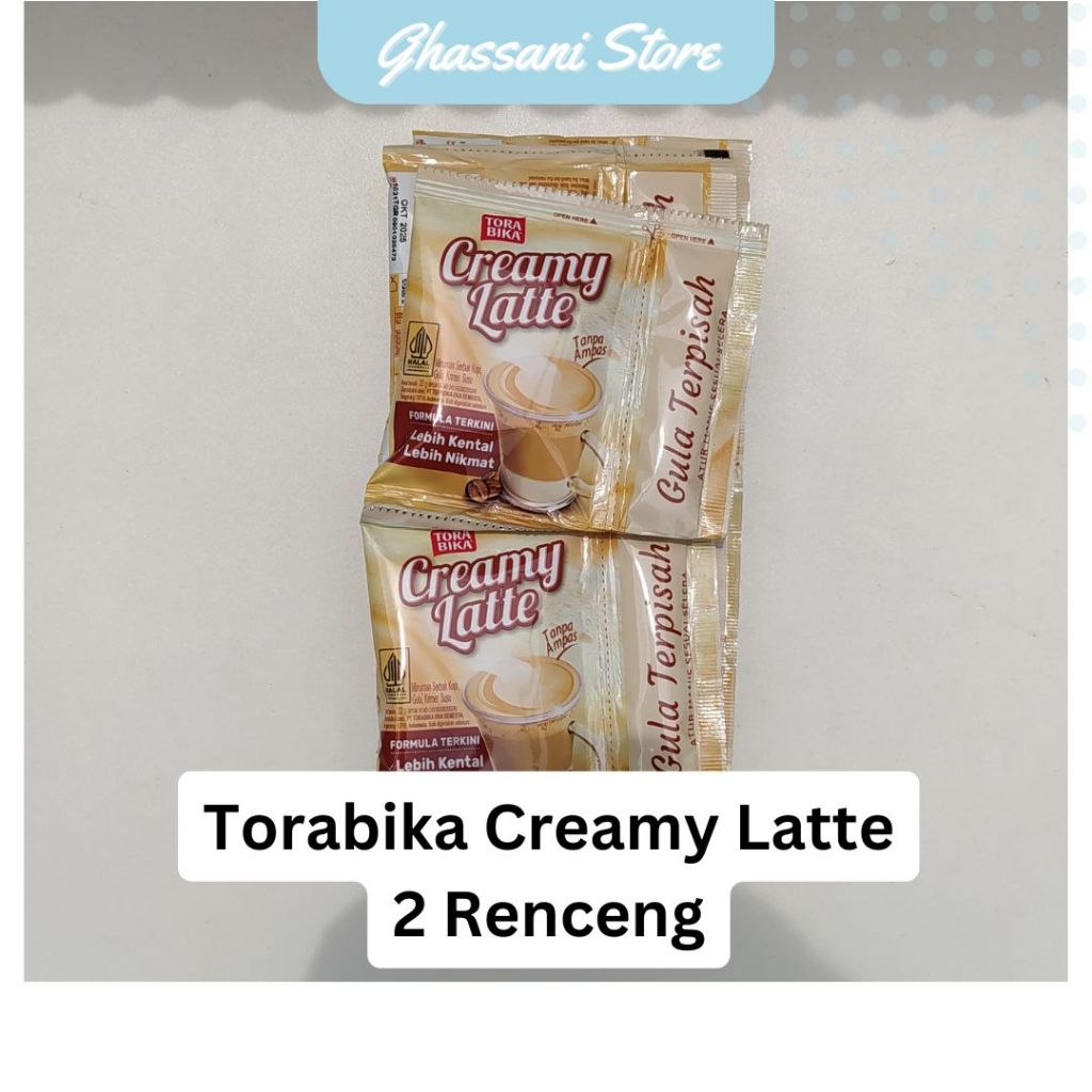 

Tora Bika Creamy Latte 22g Kopi Instan Bubuk Sachet Tanpa Ampas [2 Renceng] - Minuman Serbuk Kopi, Gula, Krimer, Susu - Coffee Robusta