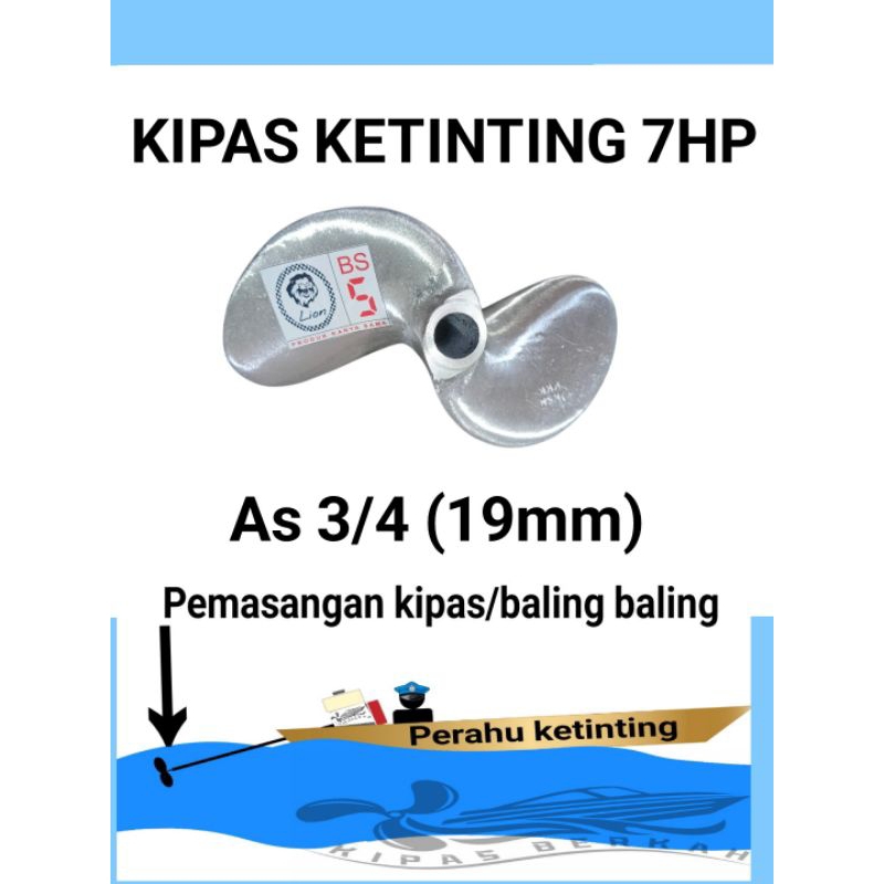 KIPAS PERAHU KAPAL KETINTING 7HP