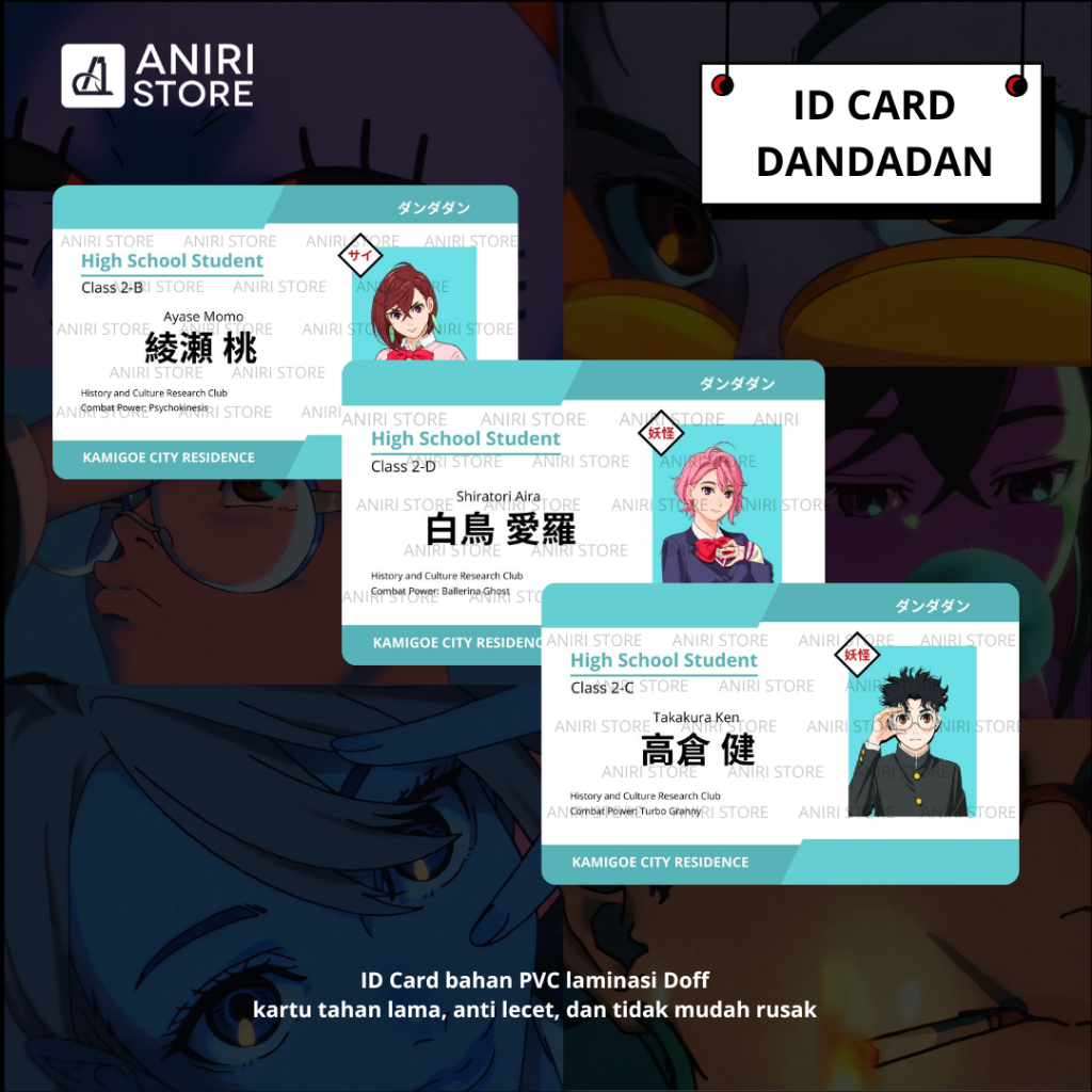 

ID Card DANDADAN Anime Collectible