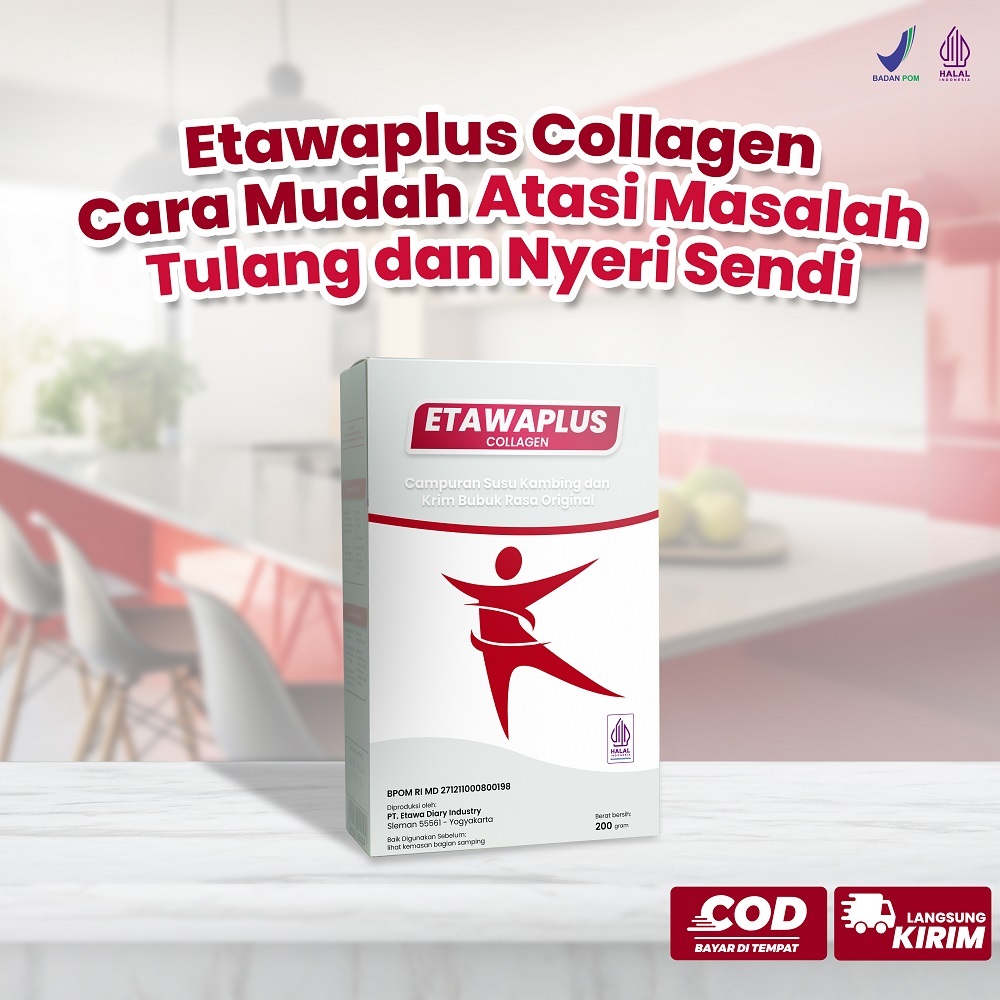 

Etawaplus Collagen 200gr - Susu Kambing Etawa Murni Aktif Bergerak Tanpa Nyeri Tulang dan Sendi