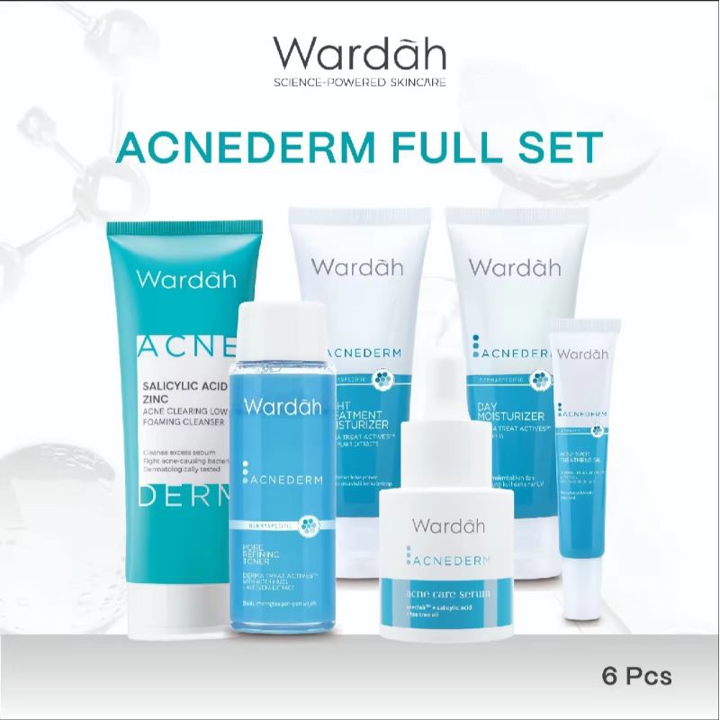 Wardah acnederm full set